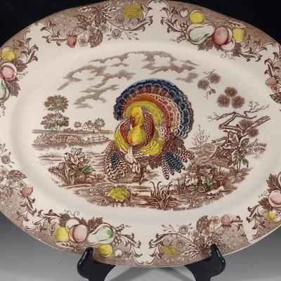 Japanese Turkey Platter- Approx 12" x 16" Wide