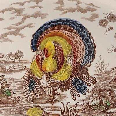 Japanese Turkey Platter- Approx 12" x 16" Wide