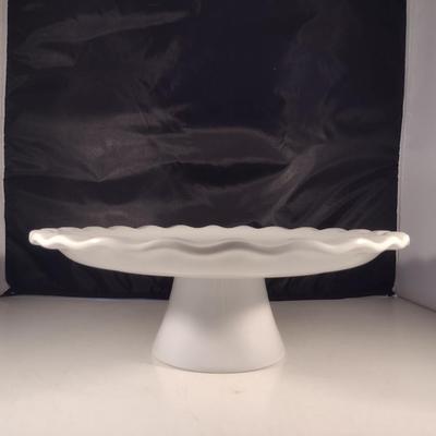 Emile Henry Fluted Edge Cake Pedestal- Approx 12 1/2" in Diameter
