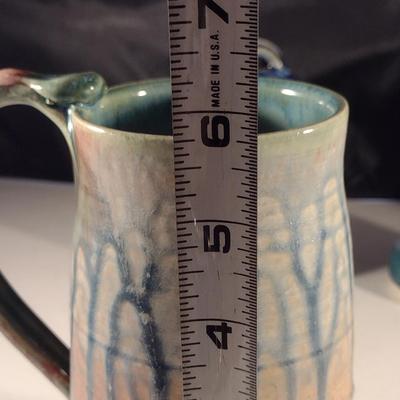 Collection of Pottery Dishes- Mugs and Covered Sugar Bowls
