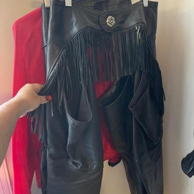 Leather chaps 