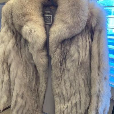 Real fox fur jacket 