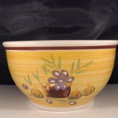 Set of Three Nesting 'Antipasto' Ceramic Bowls