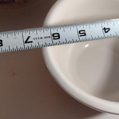 Set of Three Nesting 'Antipasto' Ceramic Bowls
