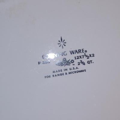 Nice Collection of Corningware Baking Dishes- Assorted Designs and Sizes
