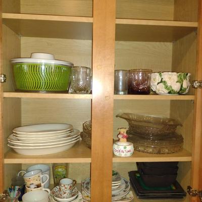 Assorted Kitchen Ware- Dishes, Drinkware, Bakeware, Small Appliances, Utensils, etc.
