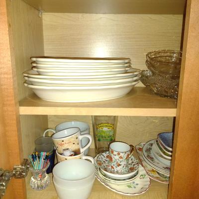 Assorted Kitchen Ware- Dishes, Drinkware, Bakeware, Small Appliances, Utensils, etc.