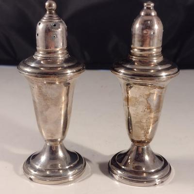 Pair of Empire #231 Weighted Sterling Silver Salt and Pepper Shakers (#1)
