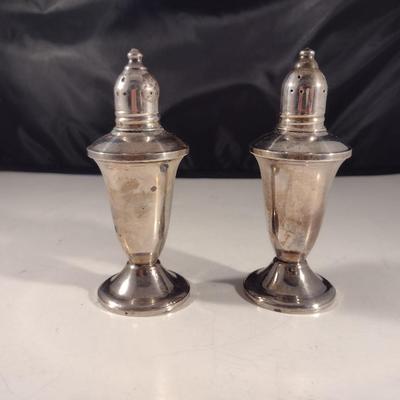 Pair of Duchin Creation Weighted Sterling Silver Salt and Pepper Shakers (#2)