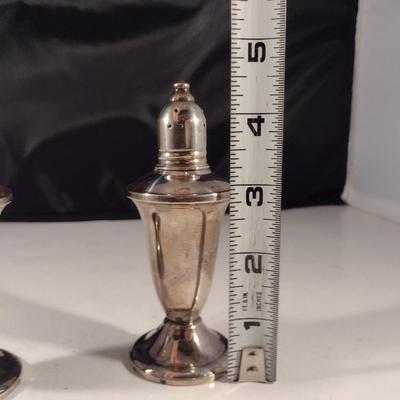 Pair of Duchin Creation Weighted Sterling Silver Salt and Pepper Shakers (#2)