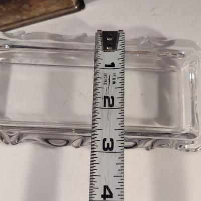 Vintage Fisher #1199 Sterling Covered Butter Dish- Cover Approx Weight 60 Grams