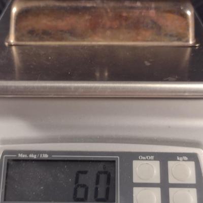Vintage Fisher #1199 Sterling Covered Butter Dish- Cover Approx Weight 60 Grams
