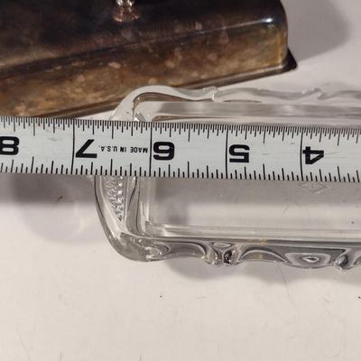 Vintage Fisher #1199 Sterling Covered Butter Dish- Cover Approx Weight 60 Grams