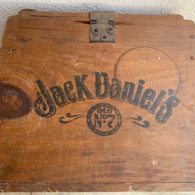 Vintage wooden Jack Daniels crate