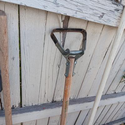 SNOW SHOVEL AND YARD TOOLS