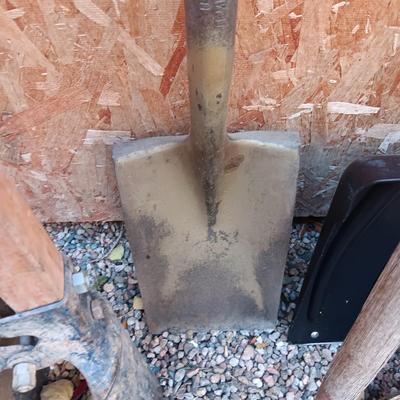 SNOW SHOVEL AND YARD TOOLS