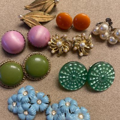 Collection of earrings