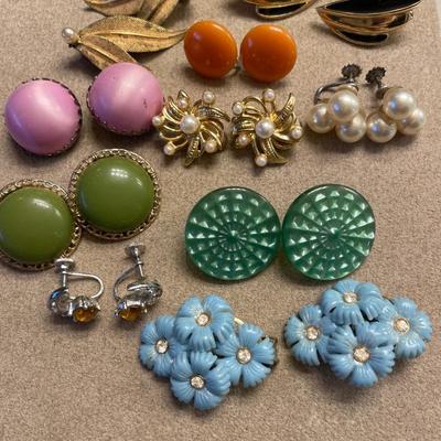 Collection of earrings
