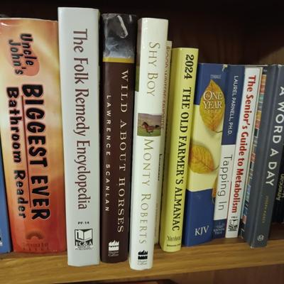 AN ASSORTMENT OF NON FICTION BOOKS