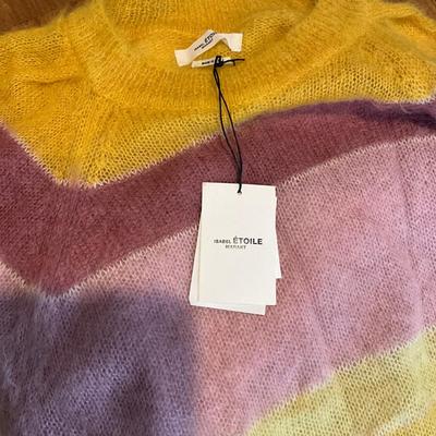 249. Isabel Étoile Marant Mohair Wool Striped Sweater