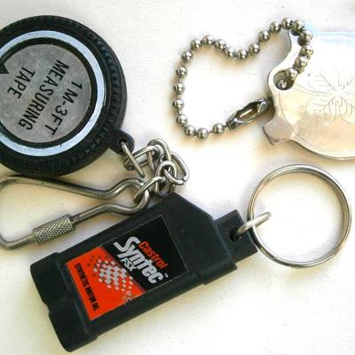 3 Vintage Keychains
