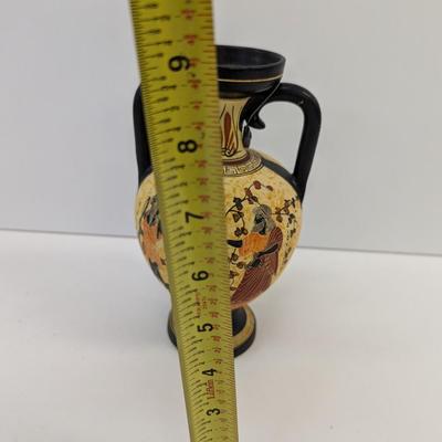Nina Ceramics Hand Made In Greece No. 152 Double Handled Vase