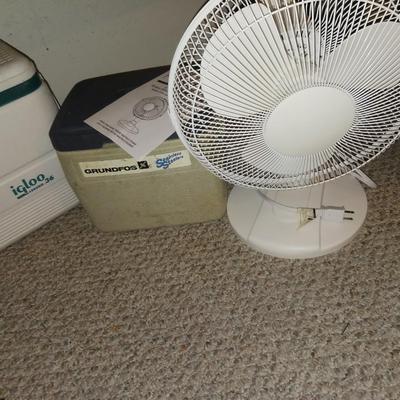 2 COOLERS, FAN AND MORE