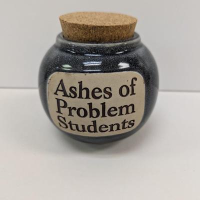 Ashes Of Problem Students Pottery Jar
