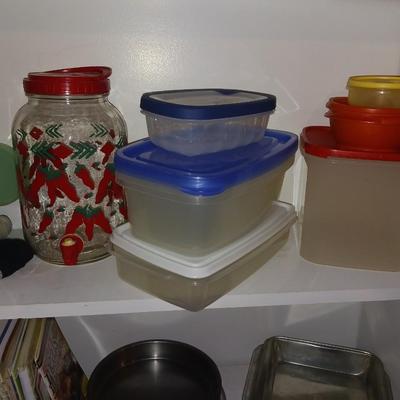 NEW BUTTER WARMERS, FOOD STORAGE CONTAINERS AND NEW DISH TOWELS
