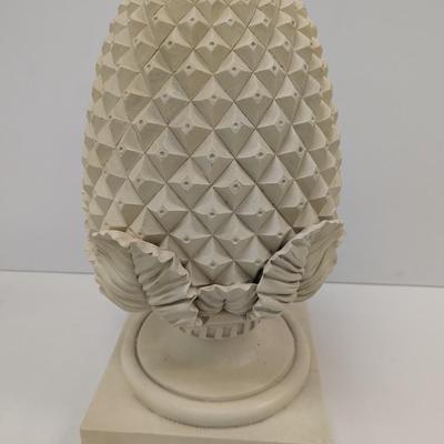 Vintage Artichoke Table Decor Statue