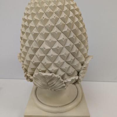 Vintage Artichoke Table Decor Statue