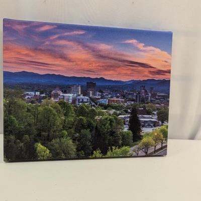 Canvas Cityscape Art 10" x 8"