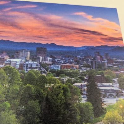 Canvas Cityscape Art 10" x 8"