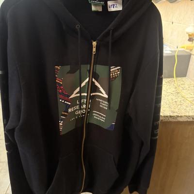 Lifted Research Group zip up sweatshirt-size large