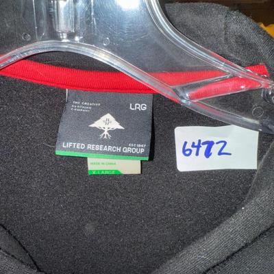Lifted Research Group zip up sweatshirt-size large