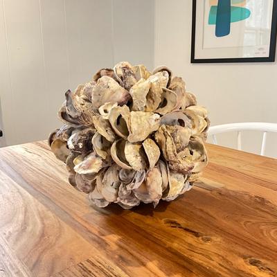 320 Large Decorative Oyster Shell Ball