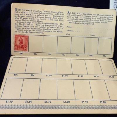 Savings bond stamps