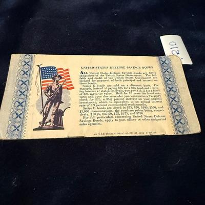 Savings bond stamps