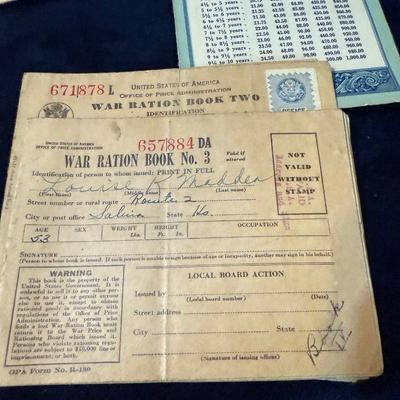 War ration coupons