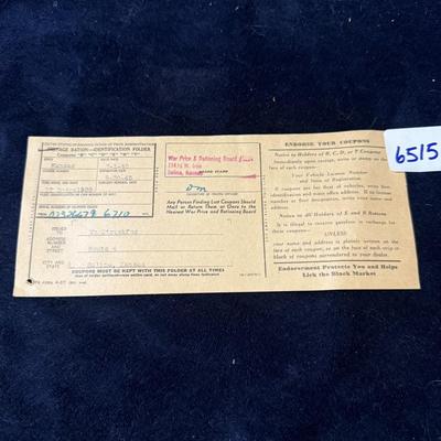 Mileage ration coupons