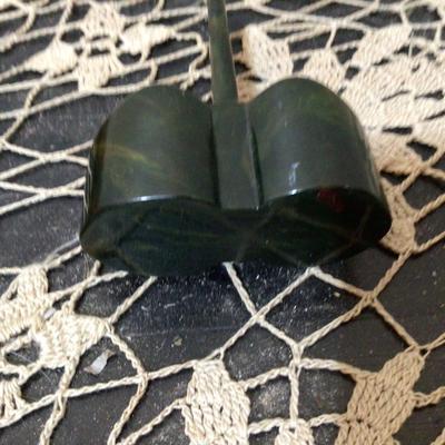 Bakelite or Celluloid Cigar Holder with Cigar Sleeve