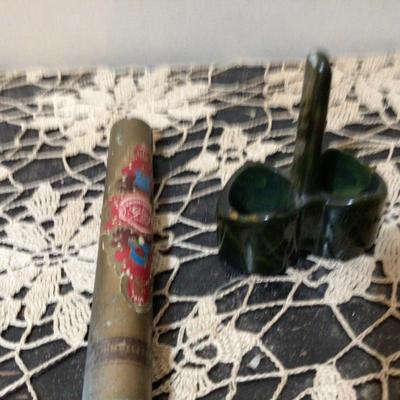 Bakelite or Celluloid Cigar Holder with Cigar Sleeve