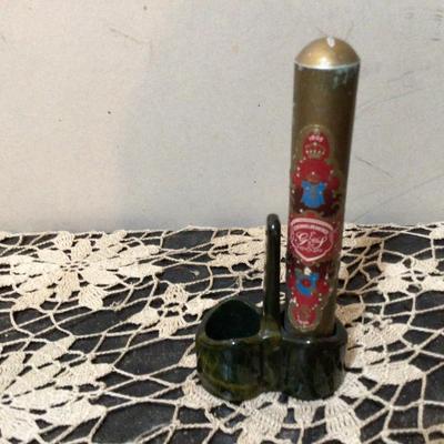 Bakelite or Celluloid Cigar Holder with Cigar Sleeve