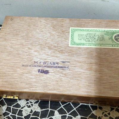 Three Wood Cigar Boxes