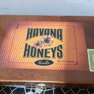 Three Wood Cigar Boxes