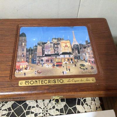 Three Wood Cigar Boxes