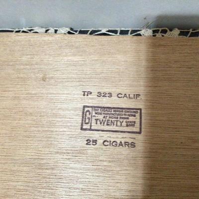 Three Wood Cigar Boxes