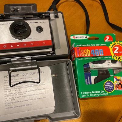 Vintage Polaroid and disposable cameras