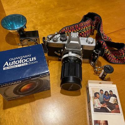 SRT 101 Minolta camera with 2 lenses