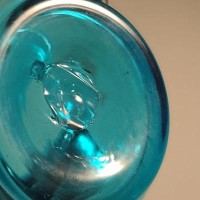 Small, Hand Crafted Art Glass Pitcher- Approx 4 1/2" Tall